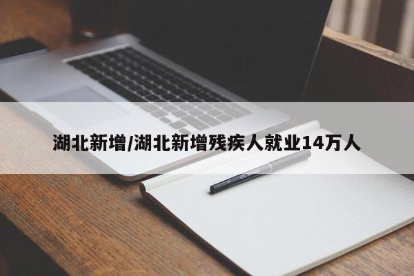 湖北新增/湖北新增残疾人就业14万人